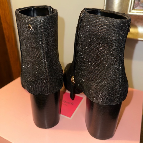 Kate Spade Black Sparkle Boot - Picture 3 of 7